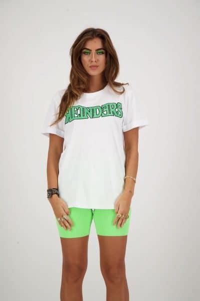 gucci t shirt wit met groen en rood